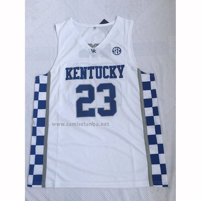 Camiseta NCAA Kentucky Wildcat Anthony Davis 2025 Blanco
